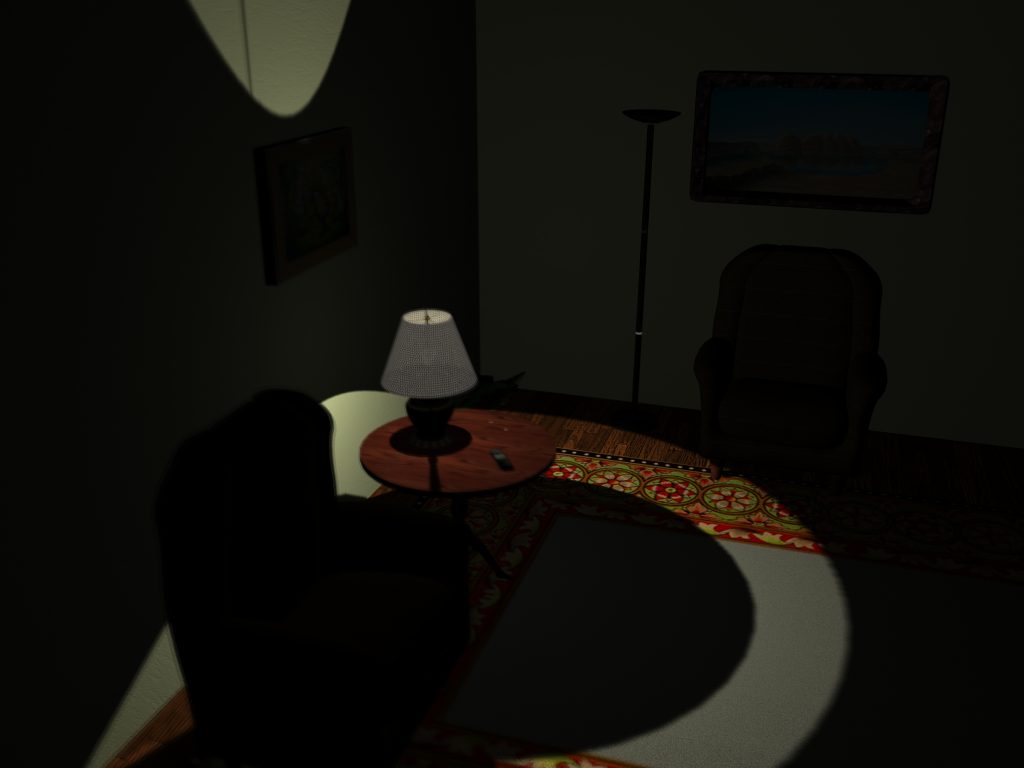 Night Room Setting
